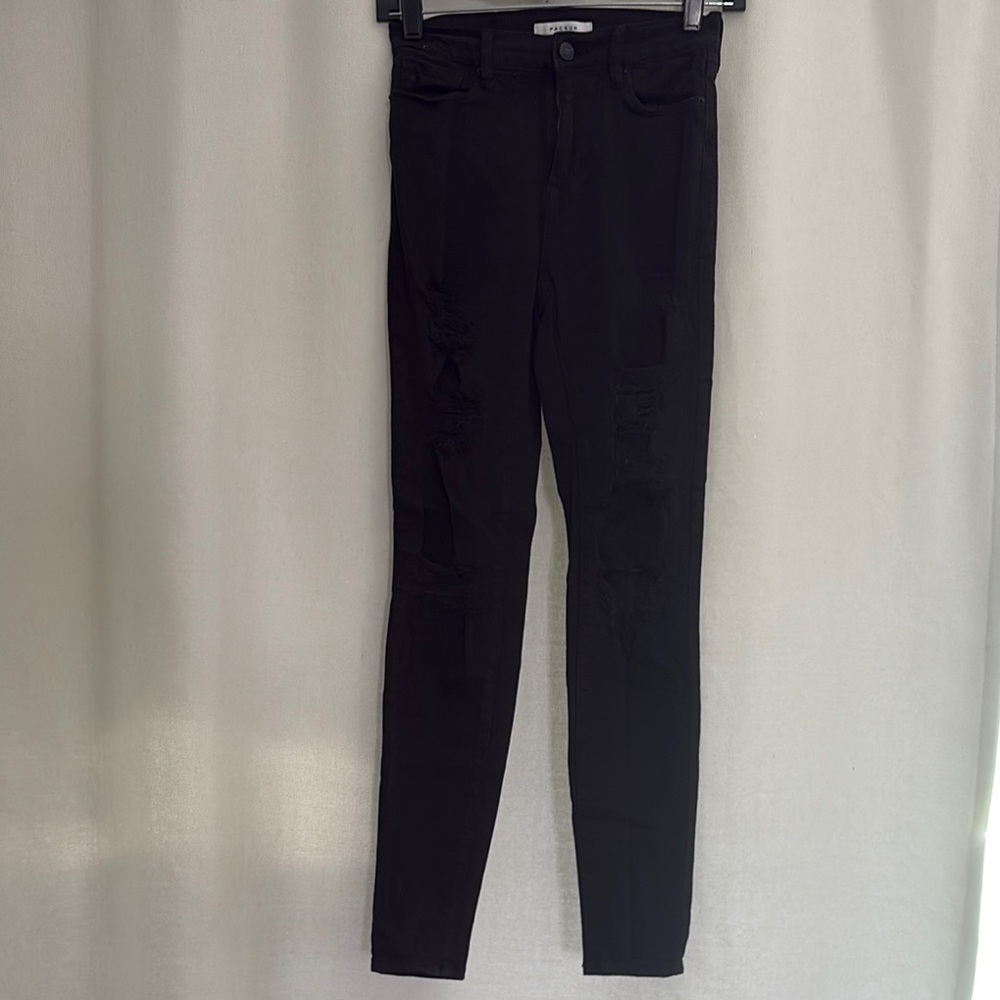 PacSun Black High Rise Ripped Jeggings